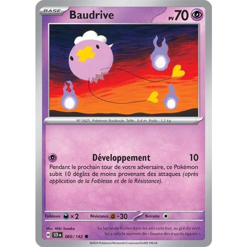 Carte Pokémon - Baudrive - 060/142 - Ev7 Couronne Stellaire