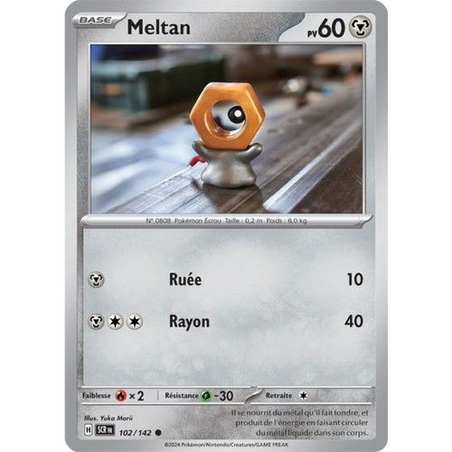 Carte Pokémon - Meltan - 102/142 - Ev7 Couronne Stellaire