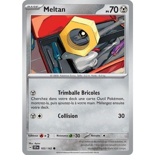 Carte Pokémon - Meltan - 103/142 - Ev7 Couronne Stellaire