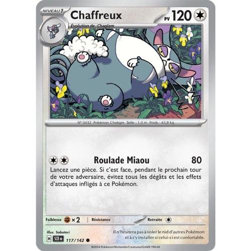 Carte Pokémon - Chaffreux - 117/142 - Ev7 Couronne Stellaire