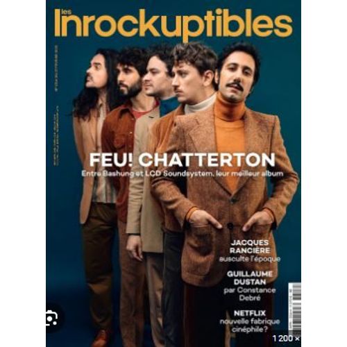 Les Inrockuptibles N° 1316 Du 17 Février 2021 _ Feu ! Chatterton / Jacques Rancière / Guillaume Dustan / Netflix