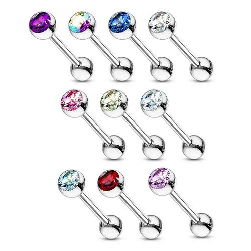 Lot 10 Piercings Langue Utopia Acier Chirurgical Inoxydable Anti Allergique Barbell Lovepiercing