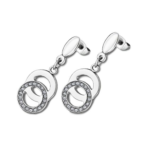 Boucles D'oreilles Lotus Collection Bliss Anneaux Entrelacés