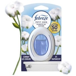 Deo Petit coin et salle de bain Febreze 2en1 pureté de coton
