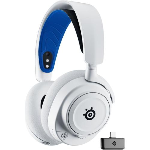 SteelSeries Arctis Nova 7P, Casque Gaming, Blanc