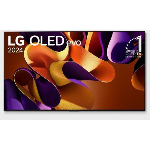 TV OLED Evo LG OLED83G4 210 cm 4K UHD Smart TV 2024 Noir et Argent