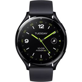 Xiaomi Watch 2 - Montre Connectée Avec Bracelet - Taille Du Poignet : 140-210 Mm - Affichage 1.43" - 32 Go - Bluetooth, Wi-Fi - 36.8 G - Noir