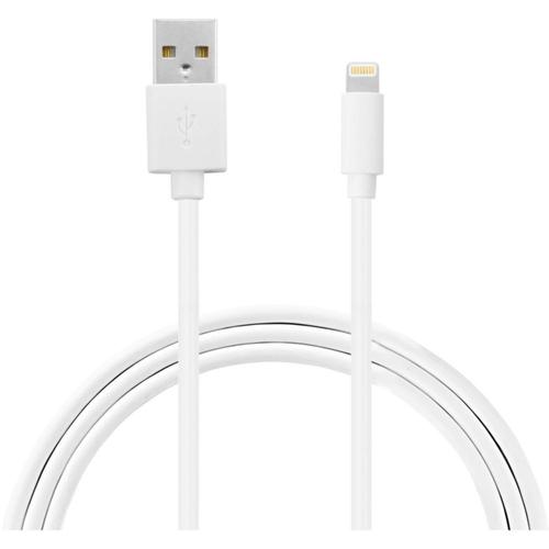 Essentiel B - Câble Lightning vers USB 2m blanc certifié Apple - Multicolore