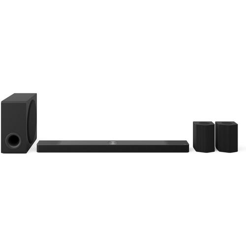 Barre de son LG S95TR Dolby Atmos 9.1.5 ch Noir + Caisson de basse sans-fil + Enceintes arrières sans-fil DTS:X