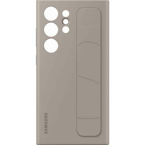 Samsung Coque Arrière Originale Standing Grip Galaxy S24 Ultra Taupe