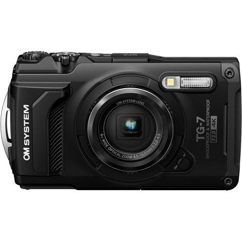 Olympus OM System Tough TG-7 Appareil photo compact noir