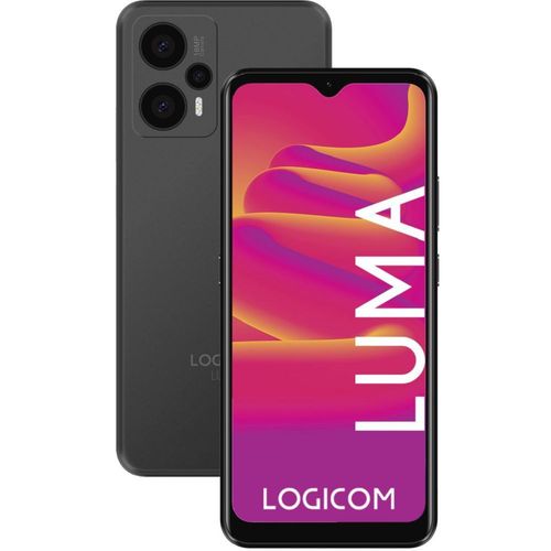 SMARTPHONE LOGICOM LUMA 6.82" DOUBLE NANO SIM 128 GO NOIR