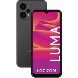 SMARTPHONE LOGICOM LUMA 6.82" DOUBLE NANO SIM 128 GO NOIR