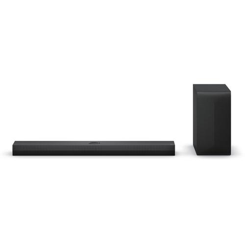 Barre de son LG S70TY Dolby Atmos 3.1.1 ch Noir + Caisson de basse sans-fil Dédiée TV LG QNED