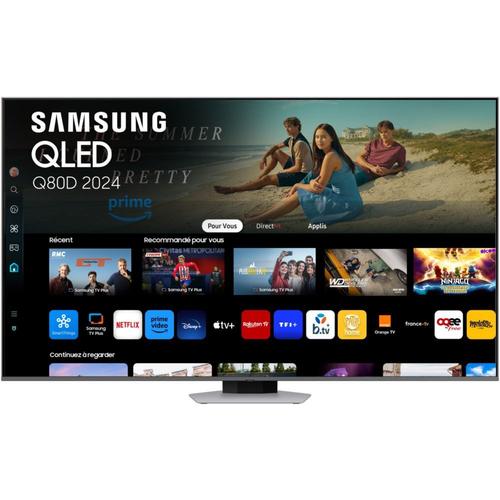 Samsung - TV QLED TQ75Q80D 4K AI Smart TV 2024 - Multicolore