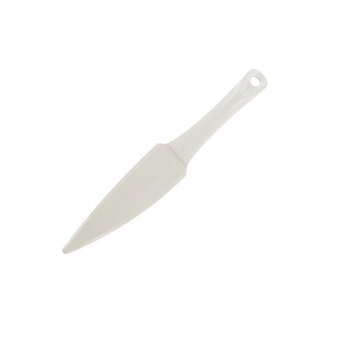 Zenker 41137 Spatule Blanche De Pâtisserie, Spatule À Pâtisserie, Pelle À Gâteaux, Plastique, Blanc, 24,5 X 4 Cm