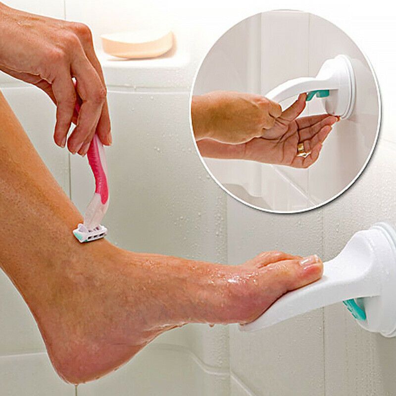 Safety Sucker Bathroom Non-Slip Foot Rest Holder Suctio No Need To Bend Down Shower Mat Suction