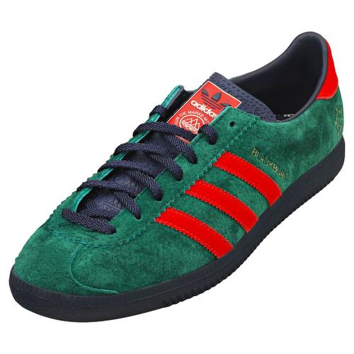 Adidas Blackburn Spezial Pour Hommes Baskets En Cuir Vert Et Rouge 42 2 3 Rakuten