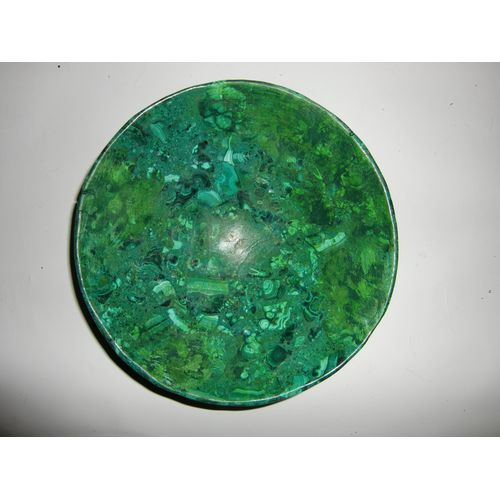 Petit Saladier En Malachite Véritable