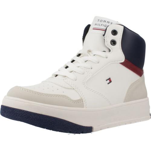 Tommy Hilfiger Mid Cut Lace-Up Sneaker Colour Blanc - 37