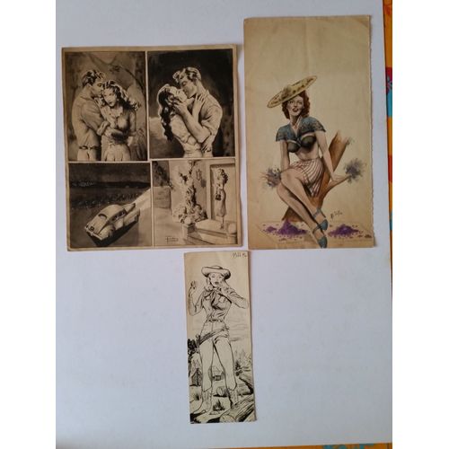 Lot Énorme De Planches Originales Croquis Carnet Dessins Bild Bilderling Artima