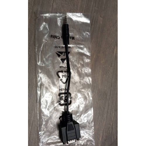 Adaptateur mini jack 3.5 male  vers VGA male
