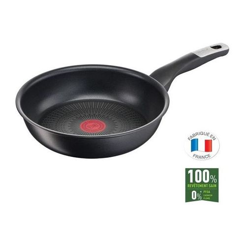 Tefal G2550402 Poele 24 Cm Unlimited Tous Feux Dont Induction - Fabrication Francaise - Noir