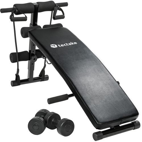 Tectake Banc Abdominaux Cuttler 129x55x70cm