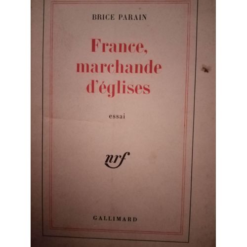 France, Marchande D ?Glises - Essai