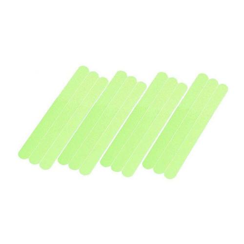 Couleur 12 Pièces Taille 2x20cm Luminous Stairs Steps Non-Slip Rubber Bathroom Bathtub Transparent Non-Slip Stickers Bathroom Shower Non-Slip Strips