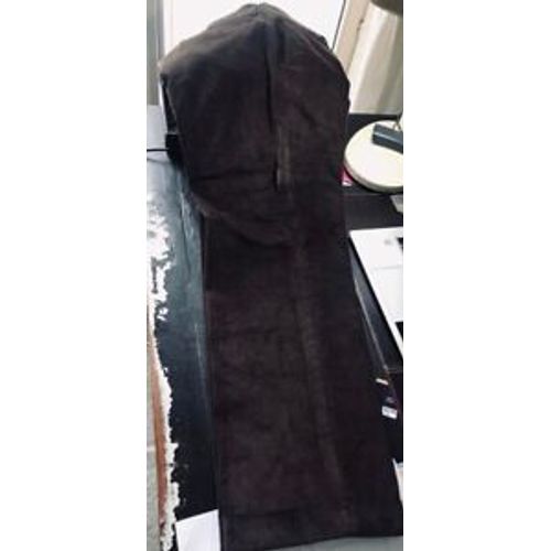 Pantalon Armani En Velours Uni Marron