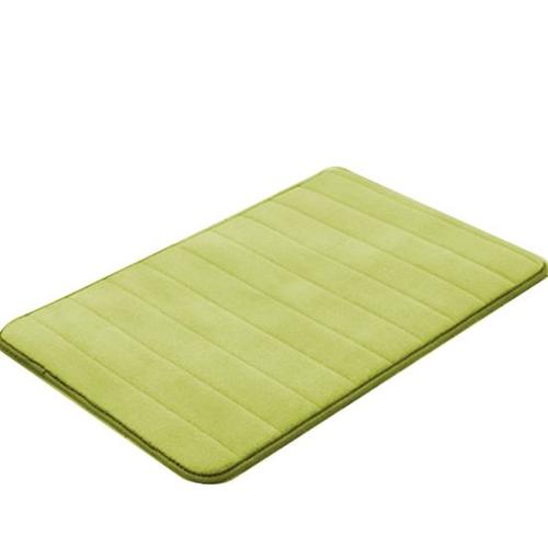 La Couleur Verte Taille 40cmx60m Bath Mat Bathroom Carpet Rug Coral Fleece Memory Foam Bathroom Mat Kitchen Door Floor Tapis De Bain