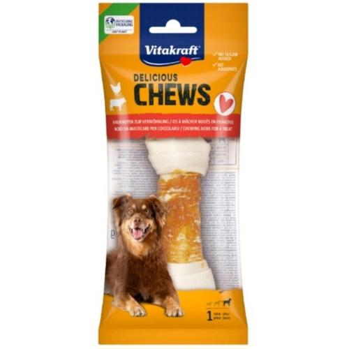 Os À Mâcher Noués En Friandise Delicious Chews Vitakraft 65g