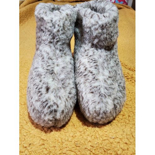 Chaussons Bottillons 100% Laine De Mouton - 38