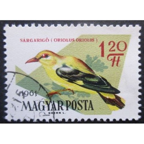Hongrie N°1482 Oiseau Oblitéré