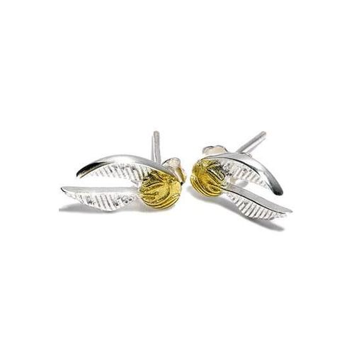 Harry Potter Boucles D'oreille Golden Snitch (Plaquées Argent)