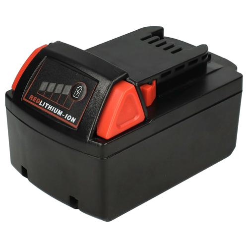 EXTENSILO Batterie compatible avec Milwaukee HD18 HX-0, HX-402C, JS, JSB, JSB-0, JSB-402C, MS outil électrique (5000 mAh, Li-ion, 18 V)