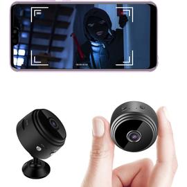 Camera Espion,MHDYT HD 1080P Caméra de Surveillance sans Fil Mini Camera  sur Bat