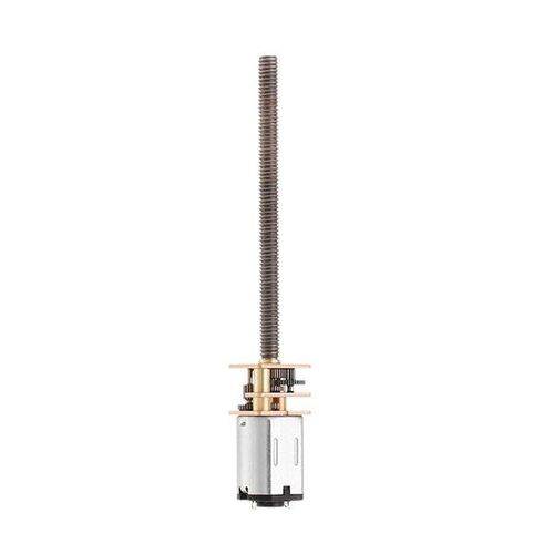 Moteur Ã  engrenages DC 12V 500rpm Moteur Ã  courant continu Ã©lectrique Ã  arbre filetÃ© M4