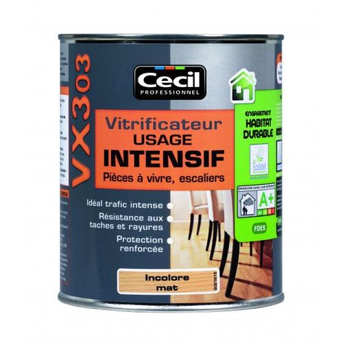 Vitrificateur VX303 Incolore - Incolore mat | 2,5 L Finition : Mat