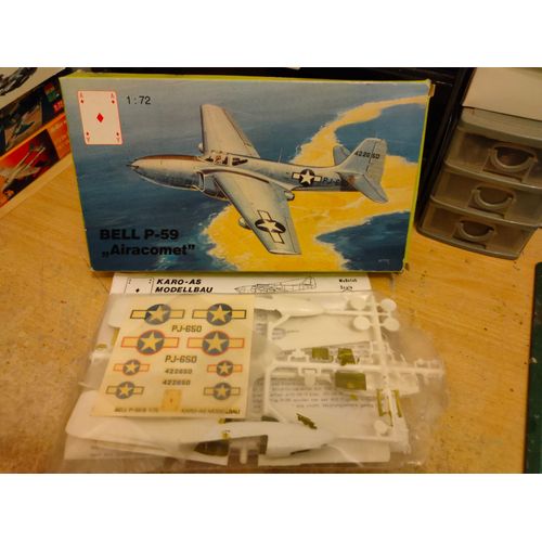 Maquette Avion 1/72 Karo-As Bell P-59 Airacomet