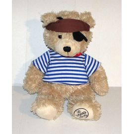 Peluche Ours Pirate La Grande Récré - Doudou Ourson Matelot 35 Cm
