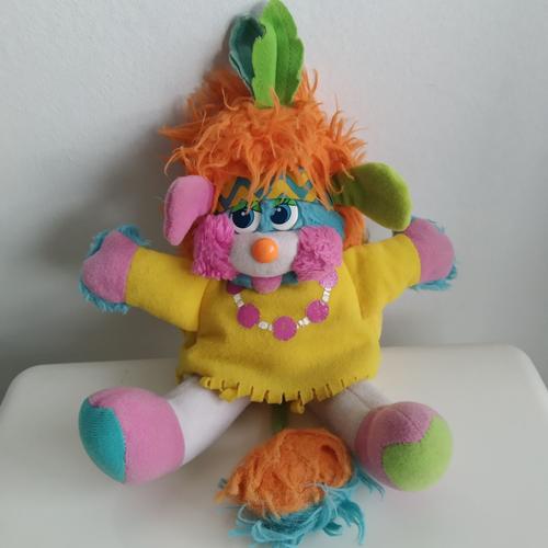 Ancienne Peluche Popples Indien - 20 Cm