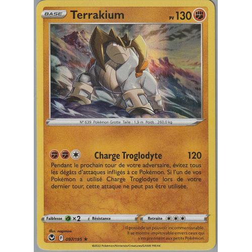 Carte Pokemon - Terrakium - 097/195 - Holo-Rare - Eb12 Tempete Argentee -