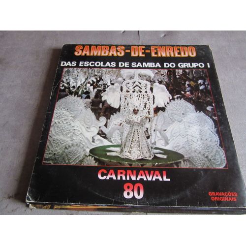 33 Tours Sambas De Enredo Das Escola De Samba Do Grupo 1 Carnaval 1980 Ref 5036007 Brazil