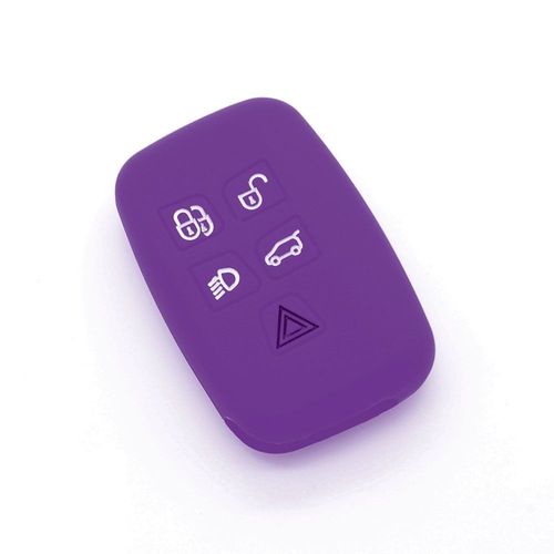 Housse De Clé En Silicone Pour Land Rover Range Rover Sport Evoque Violet