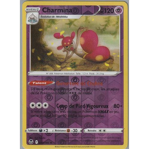 Carte Pokemon - Charmina - 073/195 - Holo-Reverse - Eb12 Tempete Argentee -