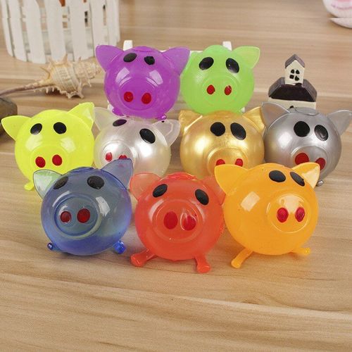 Jello Pig - Balle De Cochon Jello Anti Stress, 1 Piece, Jouet De Ventilation, Anti Stress, Amusant, Cadeau