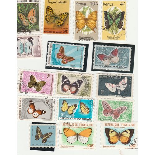 16 Timbres De Divers Pays D'afrique - Animaux