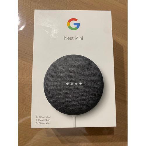 GOOGLE - Enceinte Connectée Intelligente Nest Mini - Anthracite